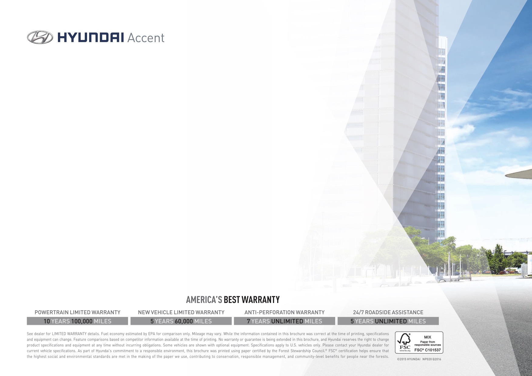 2016 Hyundai Accent Brochure Page 7